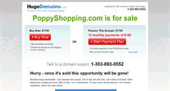Desktop Screenshot of poppyshopping.com